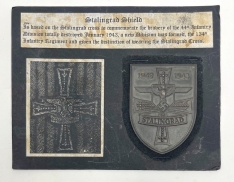 Stalingrad Battle Shield Display Board