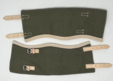 Early War Canvas Gaiters, Natural (Fredericci)
