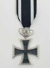 1870 Iron Cross 2nd Class With 25 Year Oak Leaves (Out Of Stock)