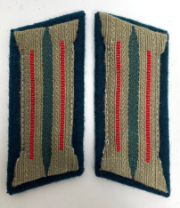 Bevo Artillery Collar Tabs (Folded & Mounted)