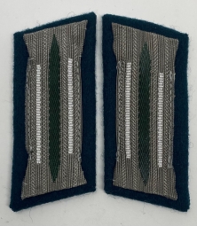 Bevo Infantry Collar Tabs (Folded & Mounted)