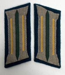 Bevo Cavalry Collar Tabs (Folded & Mounted)