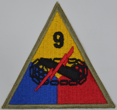 9th Armored Division Patch