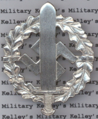 SA Sports Badge, Silver