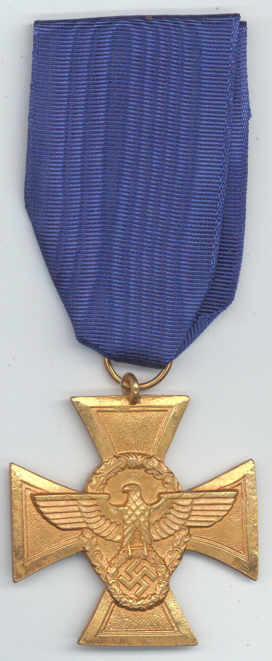 Kelleys Military: Police Faithful Service Medal 25 Year Gold (Out Of Stock)