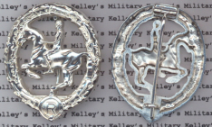 German Horseman's Badge 2nd Class  - Silver