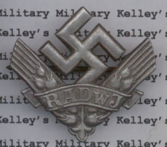 Female National Labor War Service Volunteer Badge