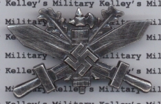 Breast badge of Italian Volunteers in Germany - Silver