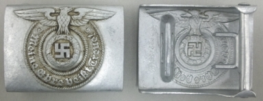 SS EM Aluminum Belt Buckle