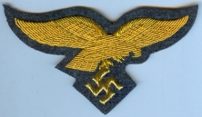 Luftwaffe Generals Breast Eagle, Embroidered