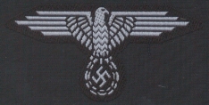 Waffen SS EM Bevo Cap Eagle