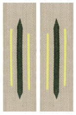 Bevo Army Collar Tabs - Signals(pair)