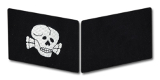 Totenkopf EM Collar Tabs, Bevo