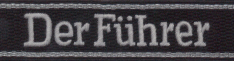 SS Cuff Title 'Der Fuhrer' -  RZM