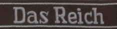 2nd SS Panzer Division "Das Reich" Cuff Title - RZM