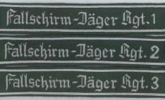 Officer Fallschirmjager Regimental Cuff Titles