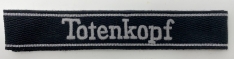 "Totenkopf" 3rd SS Panzer Division Cuff Title RZM