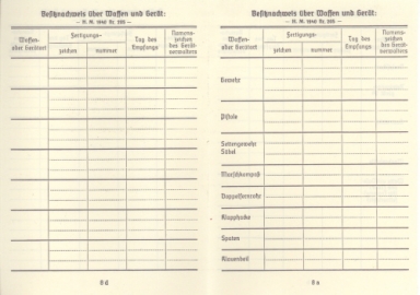 Heer Soldbuch - Late War Extension Page 8a-8d