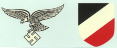 Luftwaffe Helmet Decal Set (Early Style)