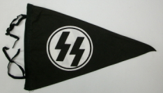 SS Runes in circle Pennant - Silk Screened Cotton