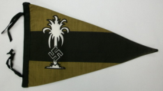 Afrikakorps Pennant - Silk Screened Cotton (Out Of Stock)