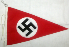 Nazi Party Pennant - Silk Screened Cotton