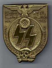 SS Gruppe West Frankfurt 1933 Tinnie