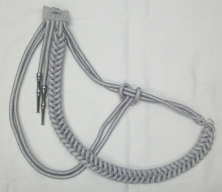Aluminum-Silver Adjutant's Cord