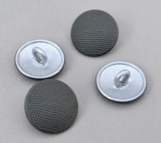 19mm Pebbled Tunic Button, Fieldgray