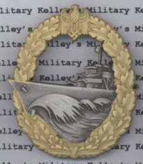 Kriegsmarine Destroyer Badge