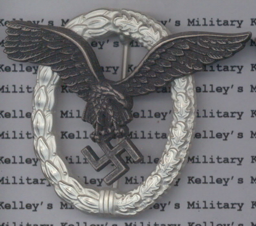 Kelleys Military: Luftwaffe Pilot Badge