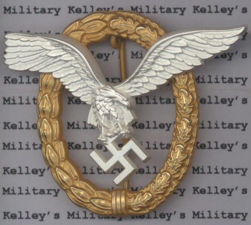 Kelleys Military: Luftwaffe Combined Pilots Observers Badge